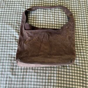 Lucky Brand Clem Mini Suede Hobo Bag